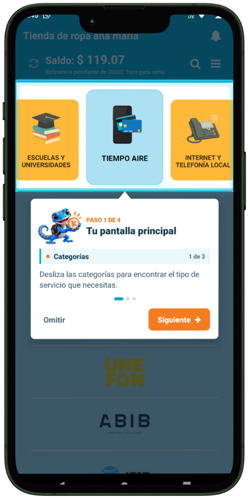 Manual Inicial en la app AKTIVA